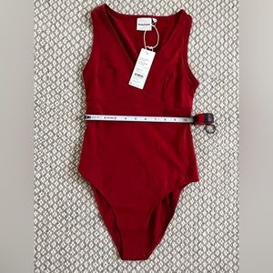 Richer Poorer Red Ochre Bodysuit - Size S